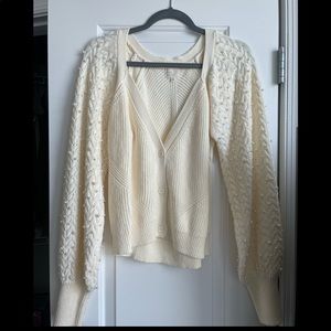 Pearl Sleeved Cardigan